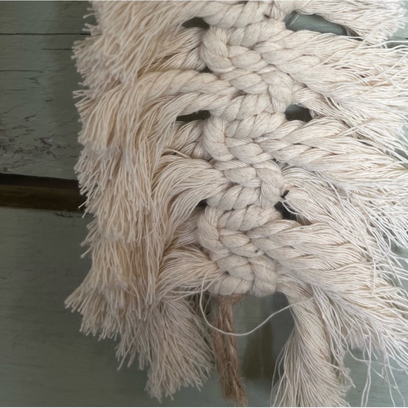 Christmas Tree Ornament // Hand Made Macrame - Picture 3 of 4